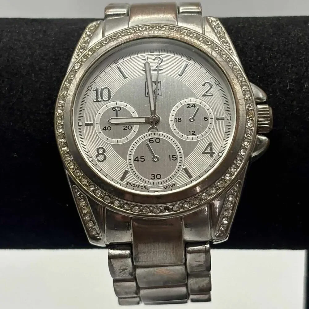 Silver NY&C Men's Watch
